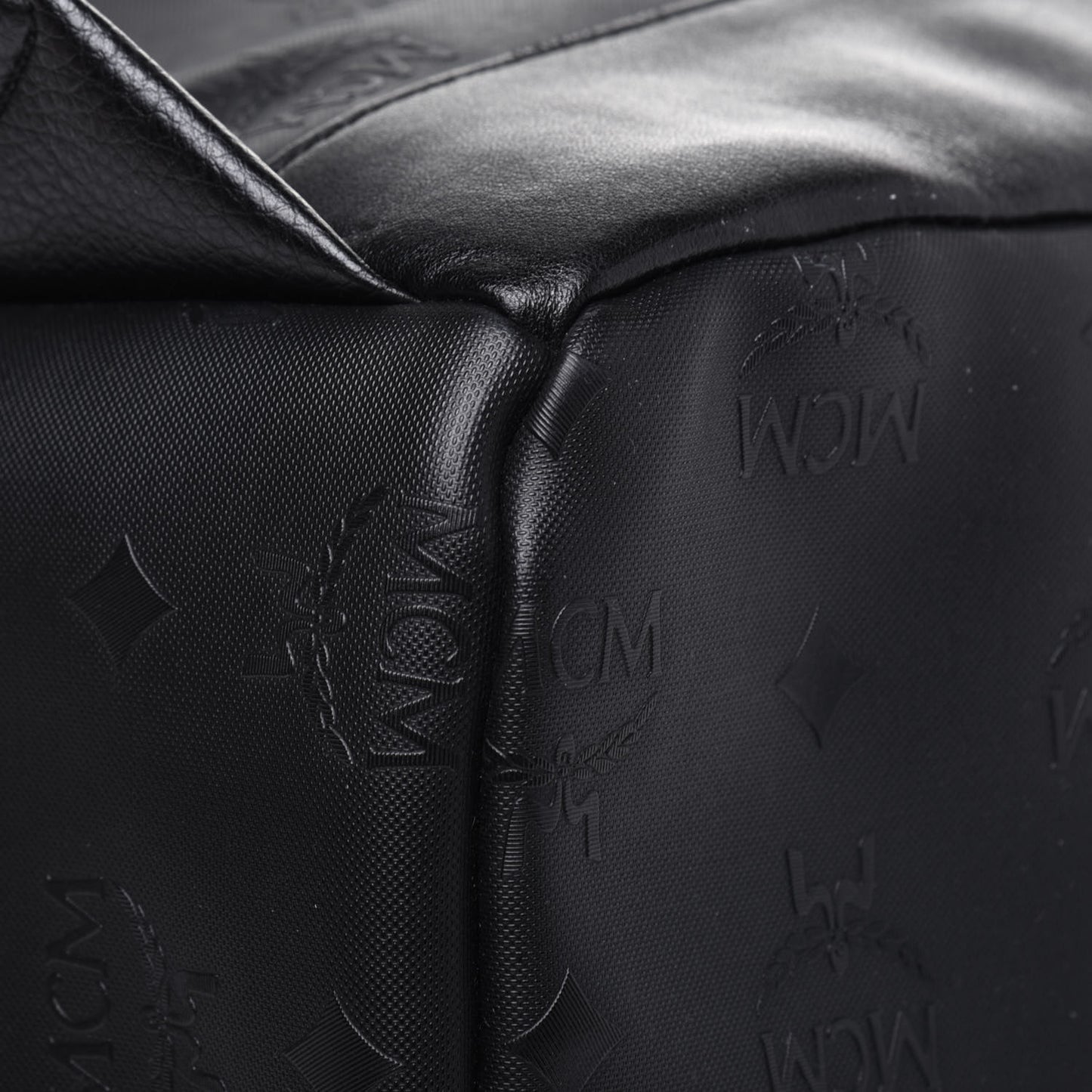 Calfskin Medium Studded Backpack Black