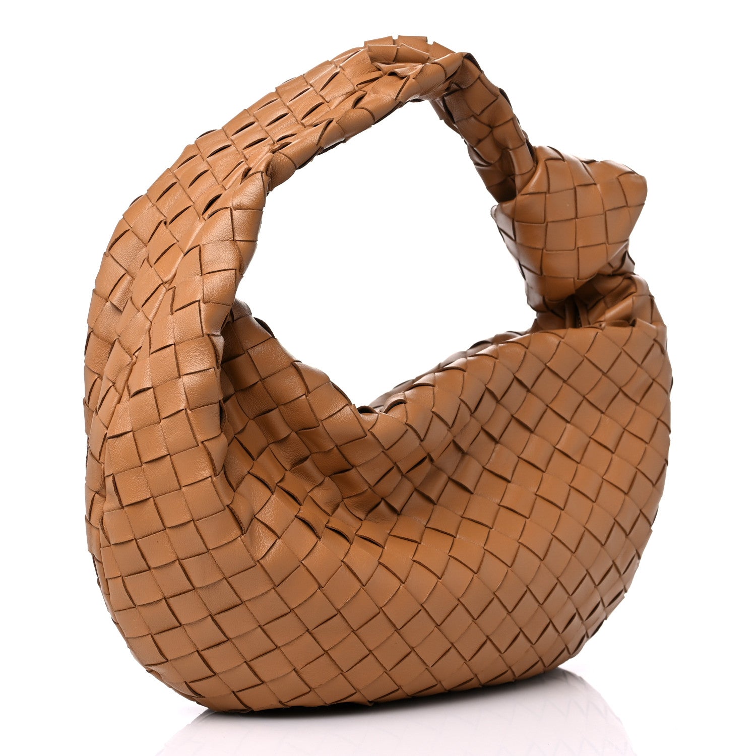 Bottega Veneta Nappa Intrecciato Teen Jodie Hobo Caramel 3 of 9