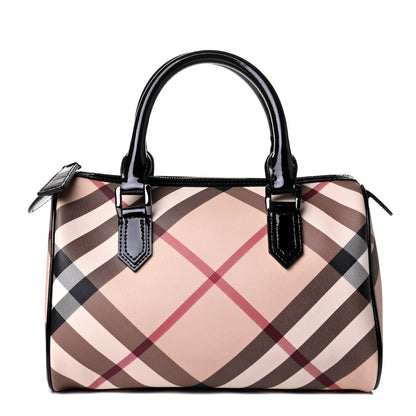 Burberry Nova Check Small Chester Bowling Bag Black 1 of 6