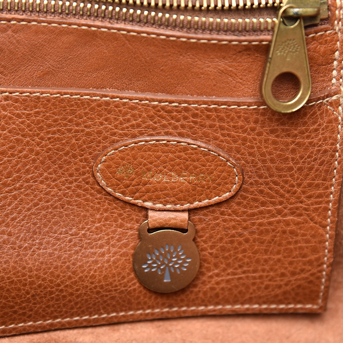 Natural Leather Bayswater Oak