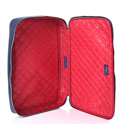 Chanel Nylon Quilted Laptop Case Blue 5 of 8