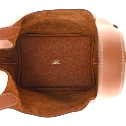 Hermes Taurillon Clemence Picotin Lock 18 PM Gold 5 of 11