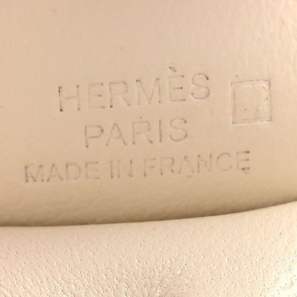 Hermes Milo Lambskin Matte Alligator Touch Grigri Rodeo Pegase Horse Bag Charm PM Craie Nata Beton 4 of 5