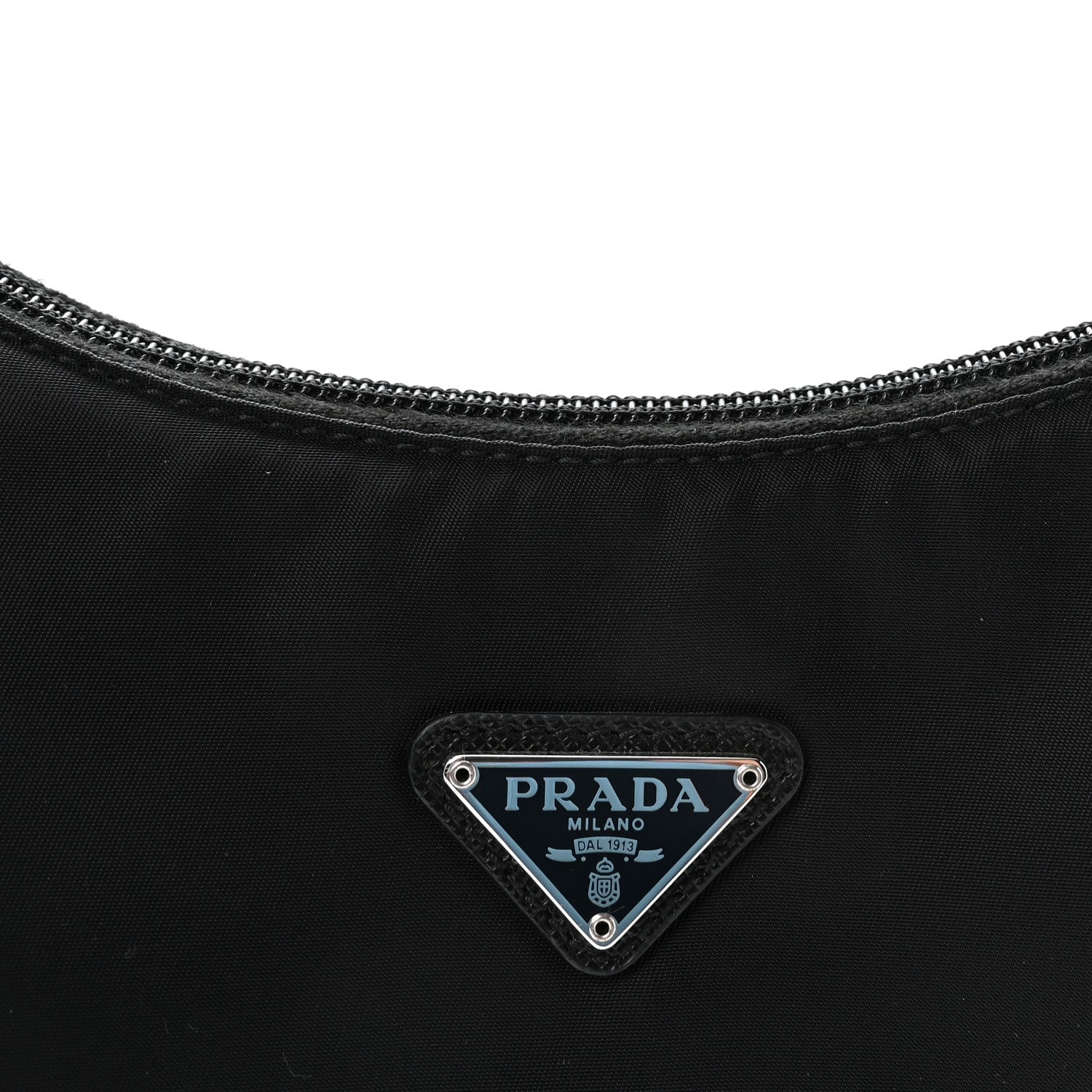Prada Tessuto Nylon Mini Re-Edition 2000 Bag Black 7 of 10