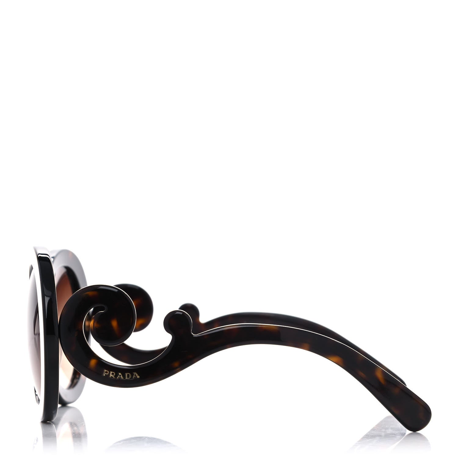Prada Baroque Sunglasses SPR 27N Tortoise 3 of 9