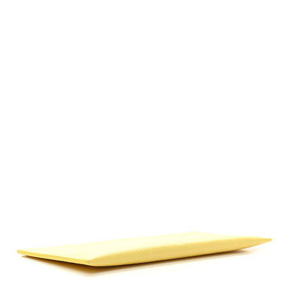 Louis Vuitton Calfskin Felicie Card Holder Insert Yellow 4 of 6