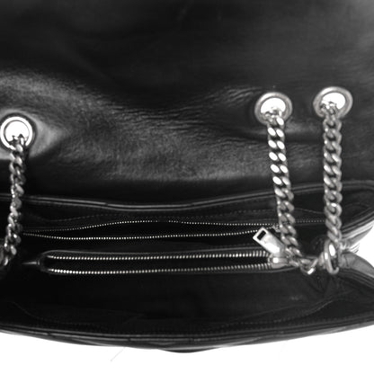 Saint Laurent Calfskin Y Quilted Monogram Medium Loulou Chain Satchel Black 5 of 10