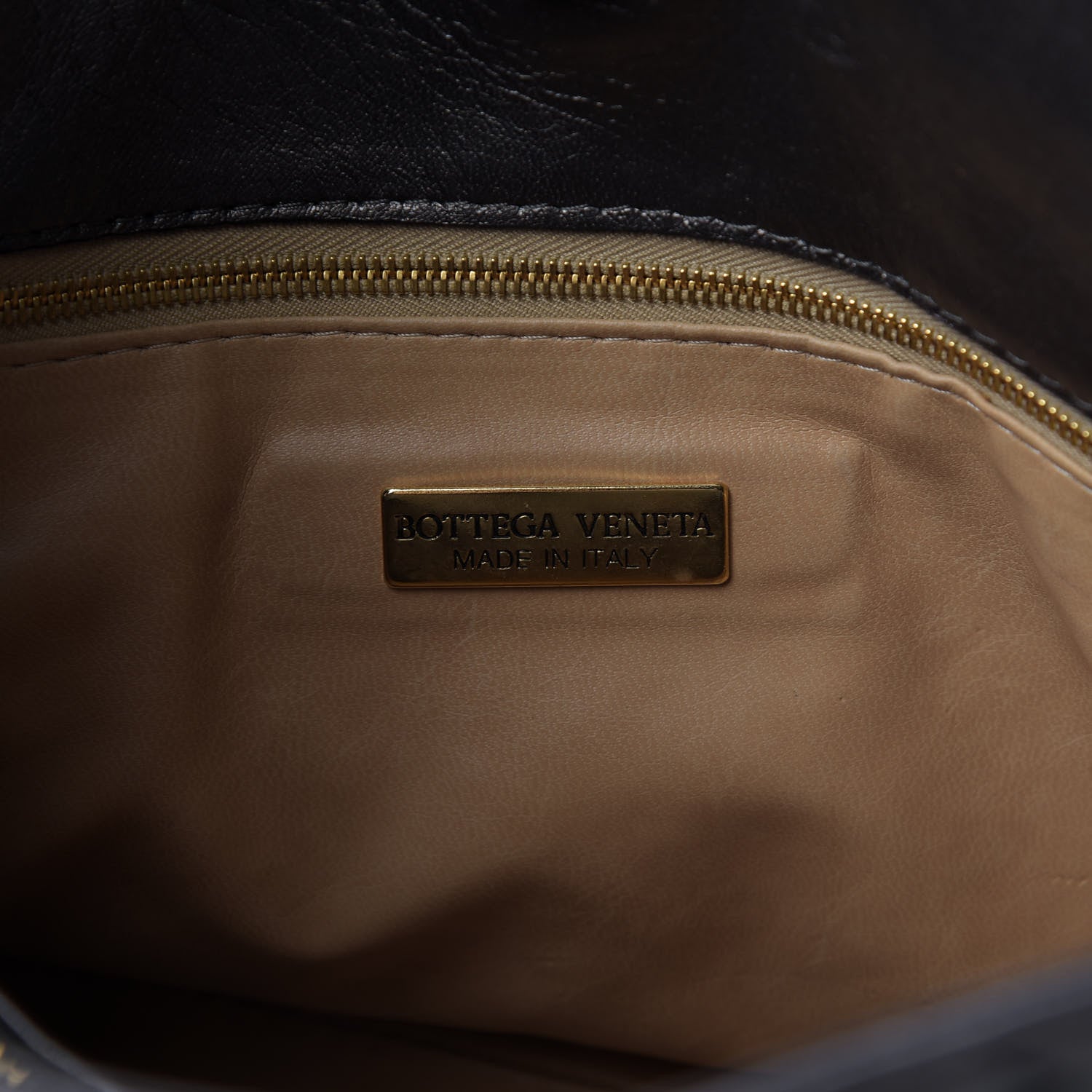 Bottega Veneta Metallic Nappa Intrecciato Shoulder Bag Bronze 8 of 9