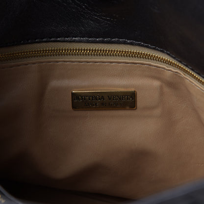 Bottega Veneta Metallic Nappa Intrecciato Shoulder Bag Bronze 8 of 9