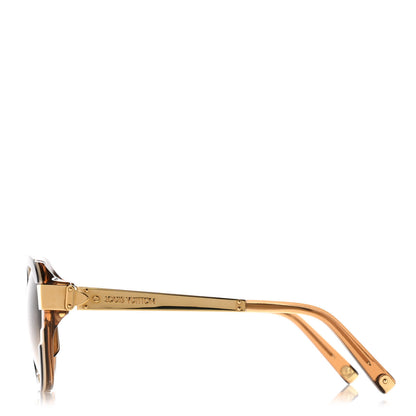 Louis Vuitton Petit Soupcon Cat Eye Sunglasses Z0487E Brown 3 of 8
