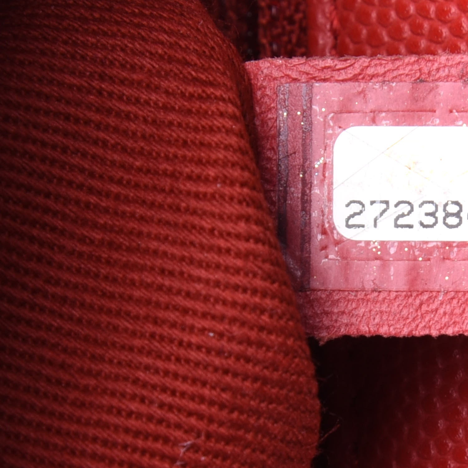 Chanel Caviar Quilted Mini Coco Handle Flap Red 8 of 11