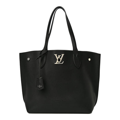 Louis Vuitton Calfskin Lockme Go Tote Black 1 of 12