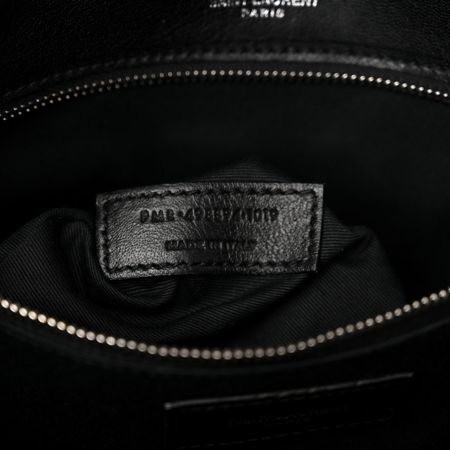 Calfskin Matelasse Monogram Microstud Medium Niki Chain Satchel Black