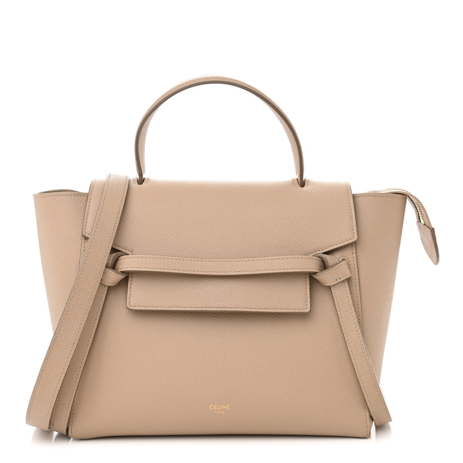 Celine Baby Grained Calfskin Micro Belt Bag Light Taupe 1 of 14