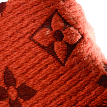 Louis Vuitton Wool Silk Logomania Scarf Orient 5 of 5