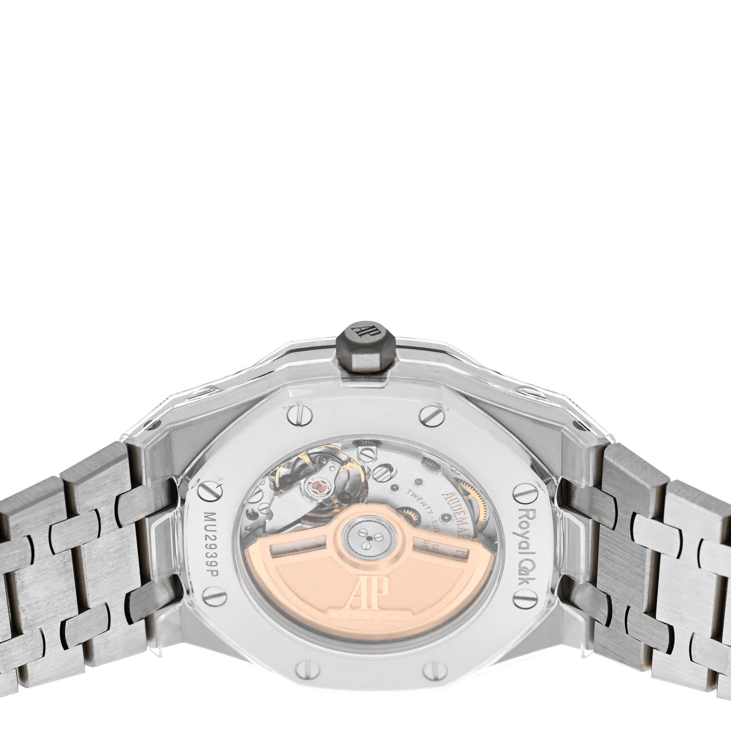 Audemars Piguet AUDEMARS PIGUET Stainless Steel Diamond 34mm Royal Oak Automatic Watch Blue 77451ST.ZZ.1361ST.04 4 of 5