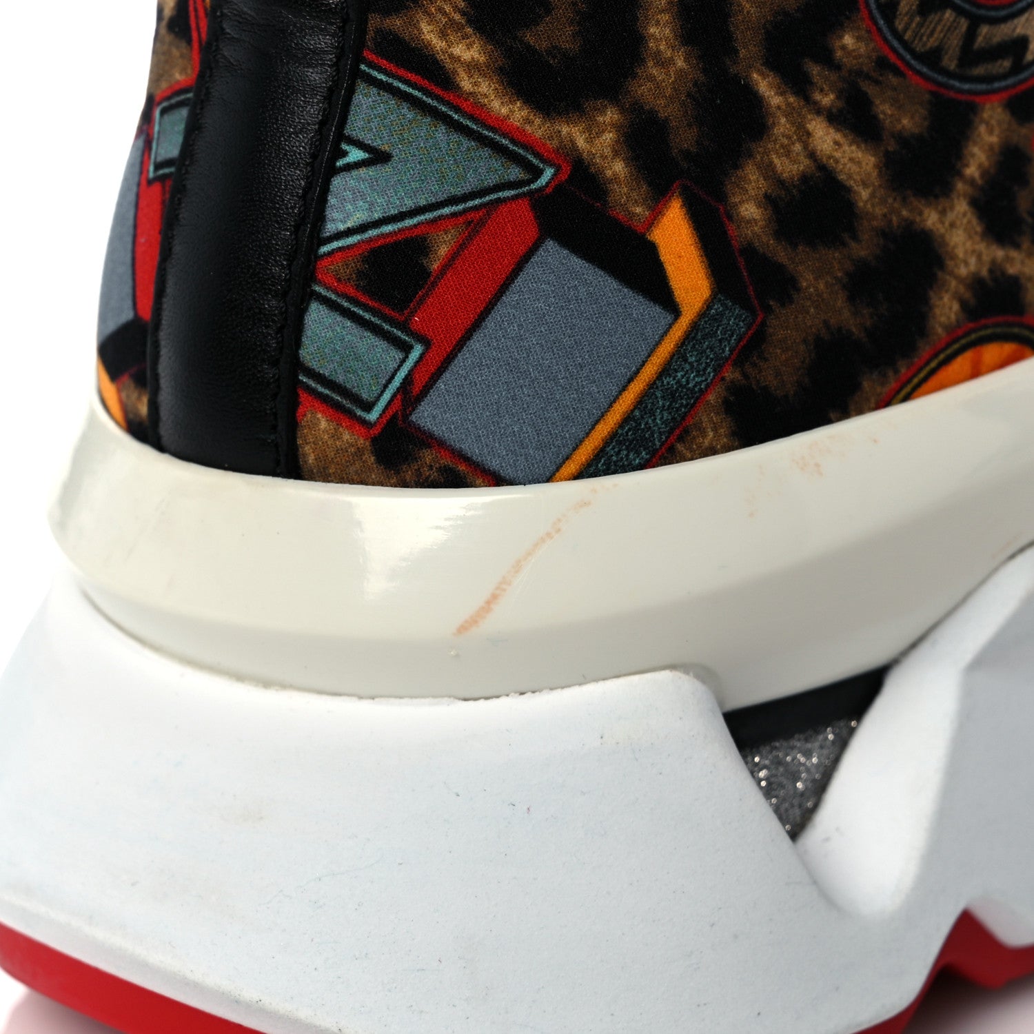 Christian Louboutin Neoprene Space Run Loubileo Donna Flat Sneakers 37 Multi 8 of 10
