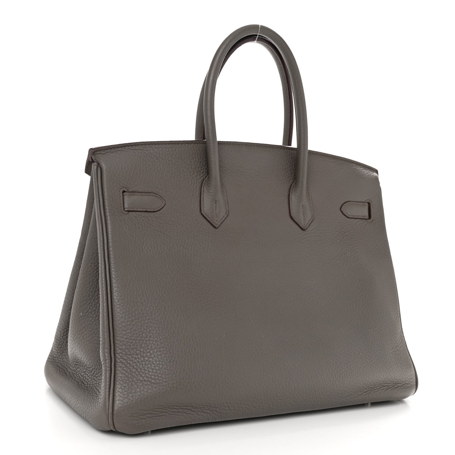 Hermes Taurillon Clemence BIRKIN 35 Etain 3 of 17