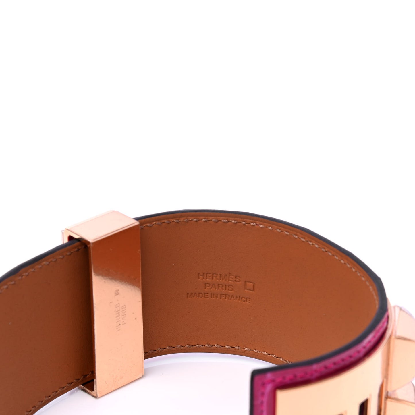 Shiny Alligator Collier De Chien CDC Bracelet Rose Scheherazade