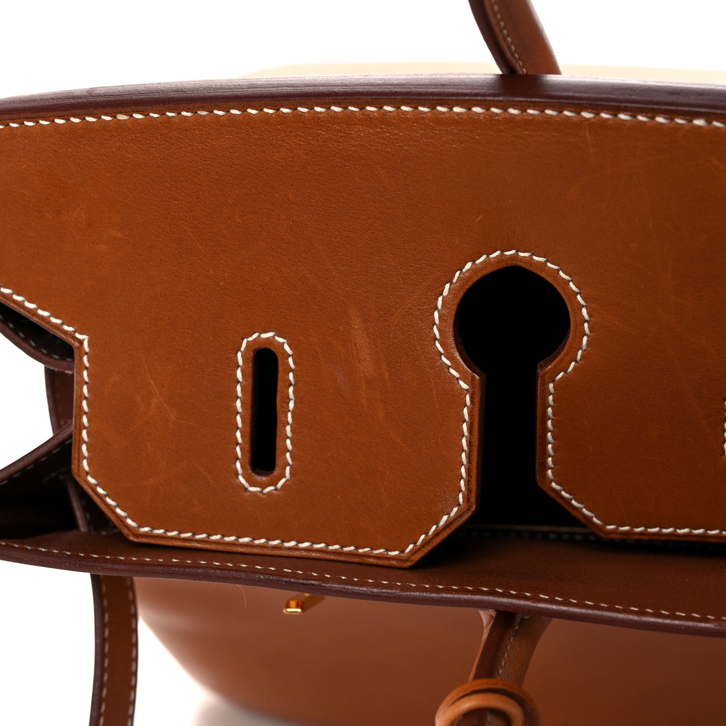 Natural Barenia Birkin 35 Fauve