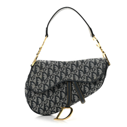Christian Dior Monogram Saddle Bag Blue 1 of 13