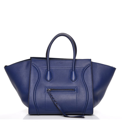 Celine Supple Calfskin Medium Phantom Luggage Indigo 1 of 8