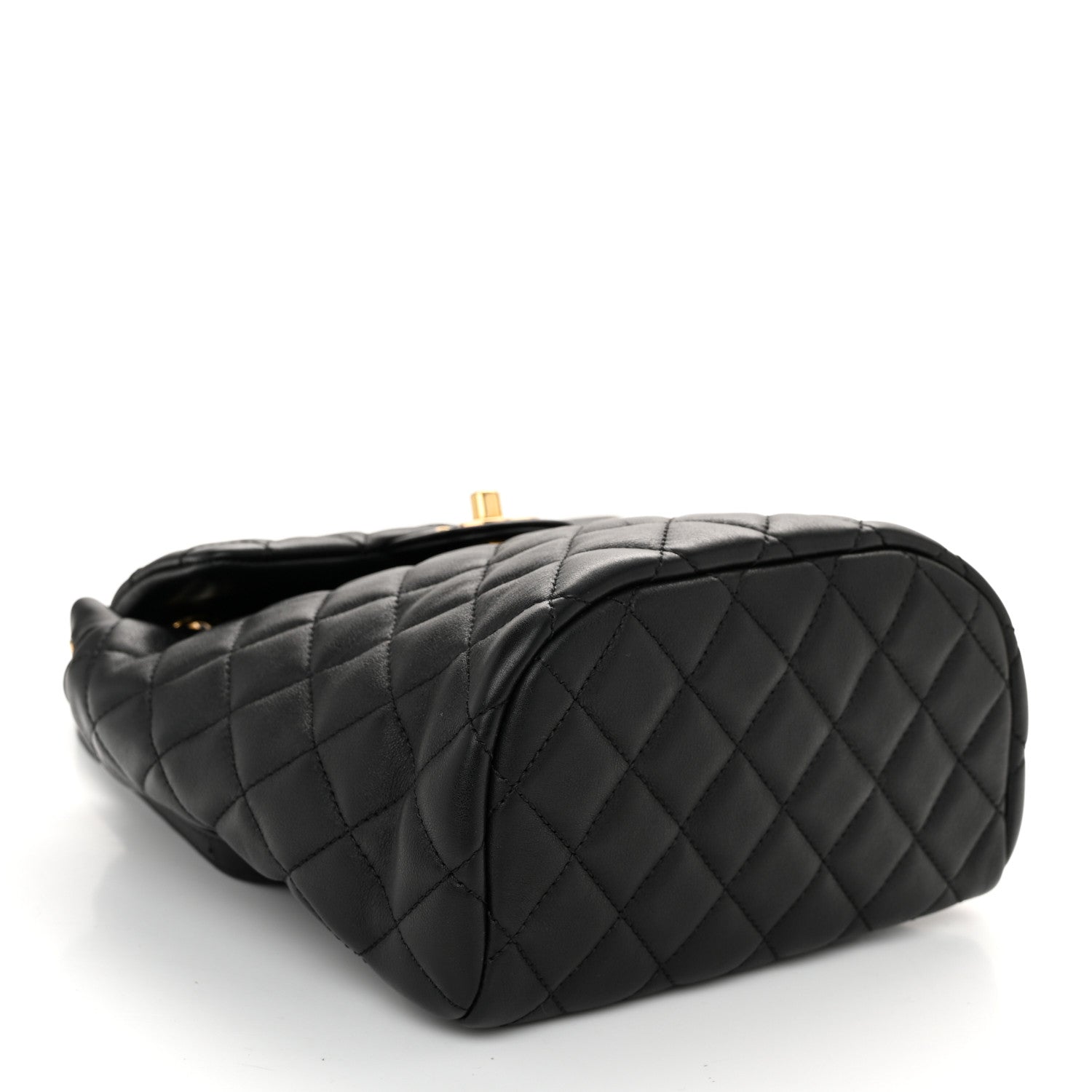 Chanel Calfskin Quilted Mini Urban Spirit Backpack Black 4 of 10