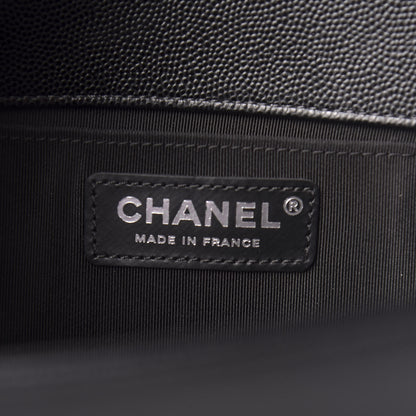 Chanel Caviar Quilted Medium Boy Flap Black 9 of 11