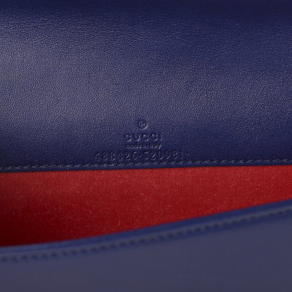 Gucci Velvet Matelasse GG Marmont Mini Bag Cobalt Blue 7 of 9