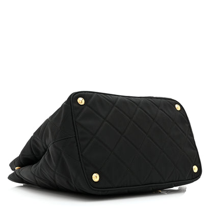 Prada Nylon Tessuto Impuntu Quilted Tote Black 4 of 10