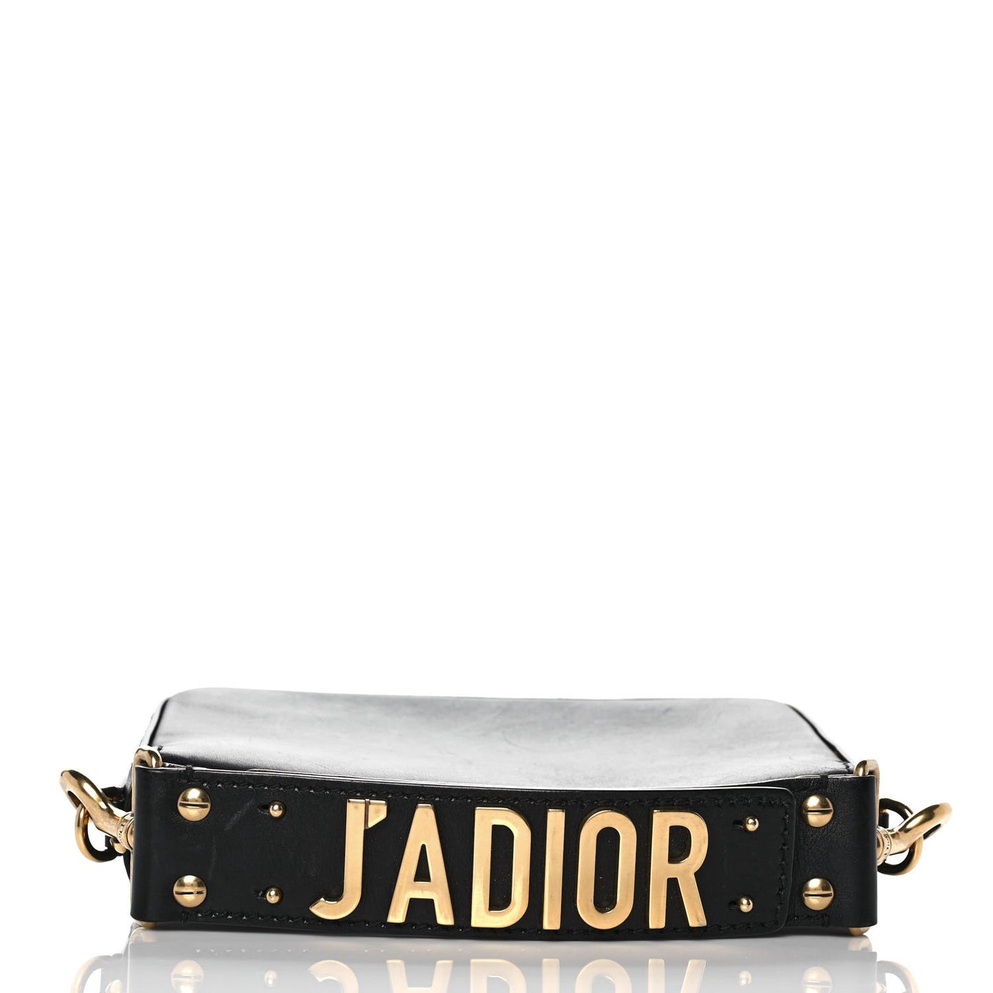 Calfskin J'Adior Flap Bag Black