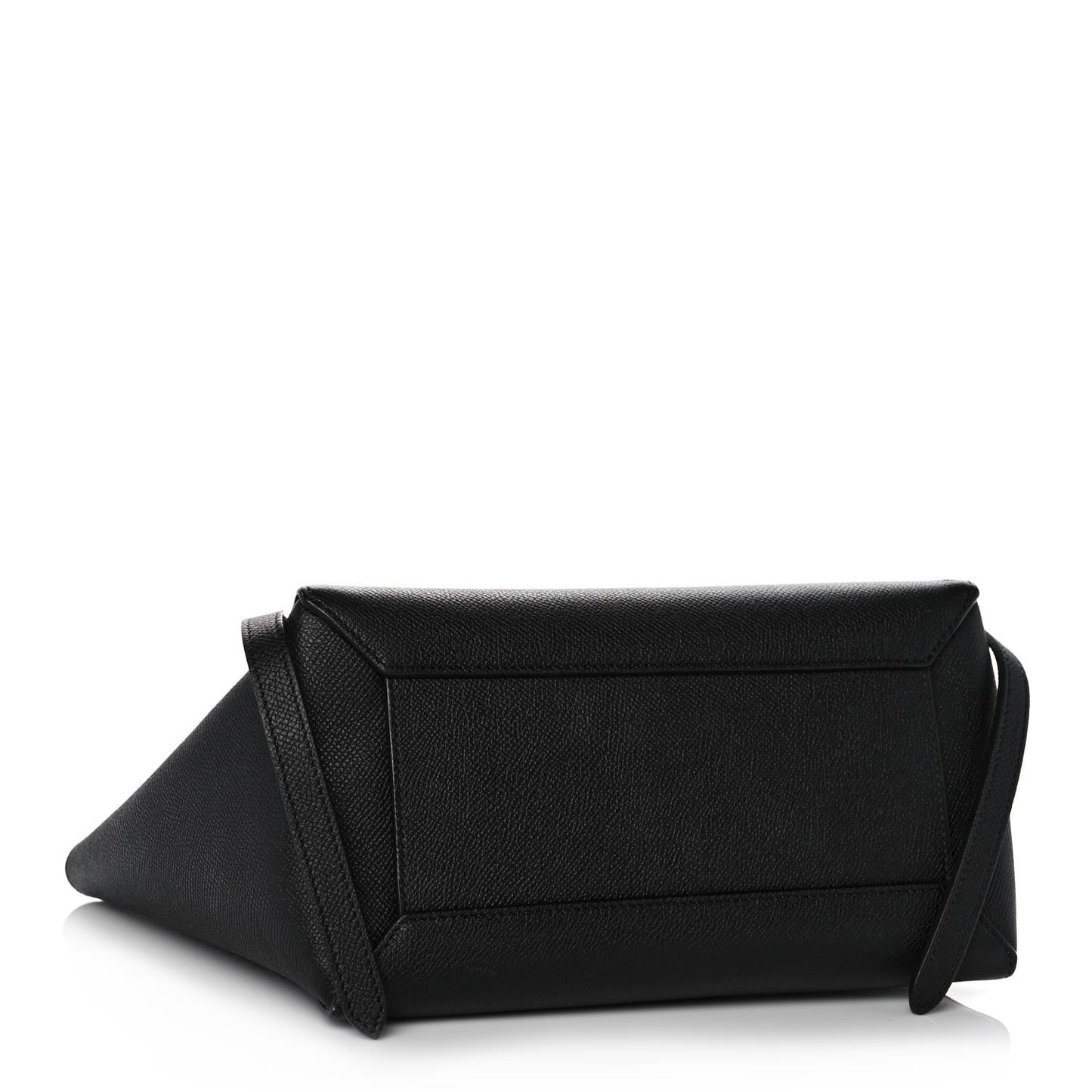 Grained Calfskin Micro Belt Bag Black