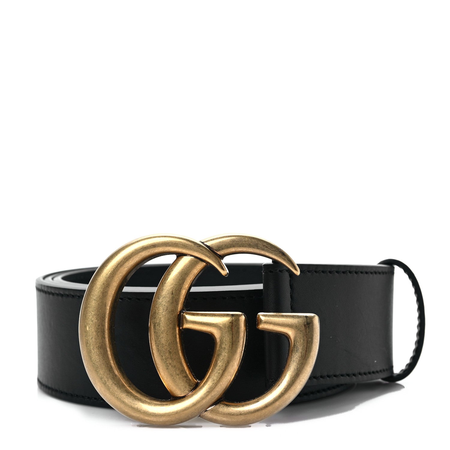 Gucci Calfskin Double G 40mm Belt 100 40 Black 1 of 5