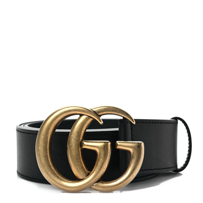 Gucci Calfskin Double G 40mm Belt 100 40 Black 1 of 5