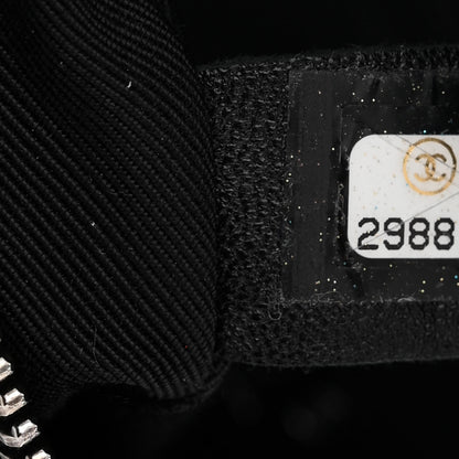 Chanel Calfskin Chain 20s Signe Waist Bag Black 7 of 11
