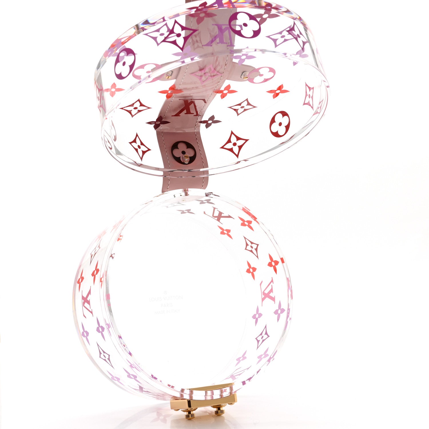 Louis Vuitton Transparent Plexiglass Box Scott Rose Ballerine 7 of 9
