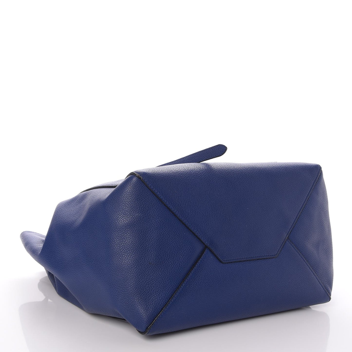 Soft Grained Calfskin Small Belt Cabas Phantom Indigo
