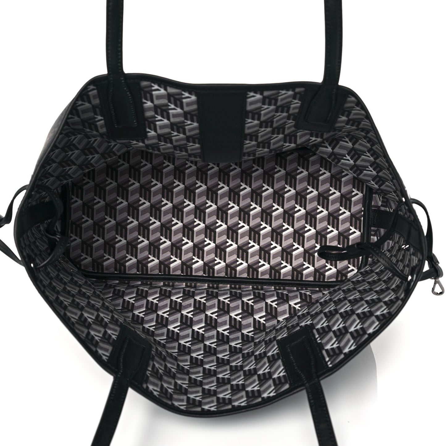 Visetos Medium Liz Reversible Shopper Tote Black