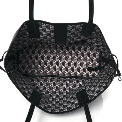 MCM Visetos Medium Liz Reversible Shopper Tote Black 8 of 18