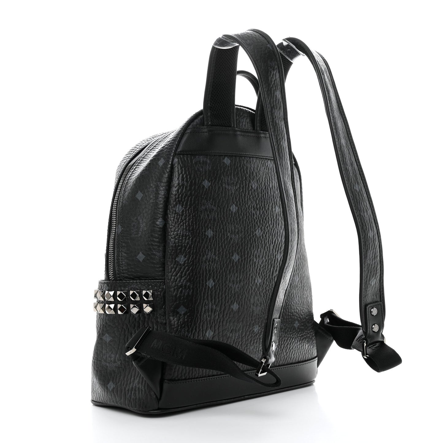Visetos Medium Side Studs Stark Backpack Black