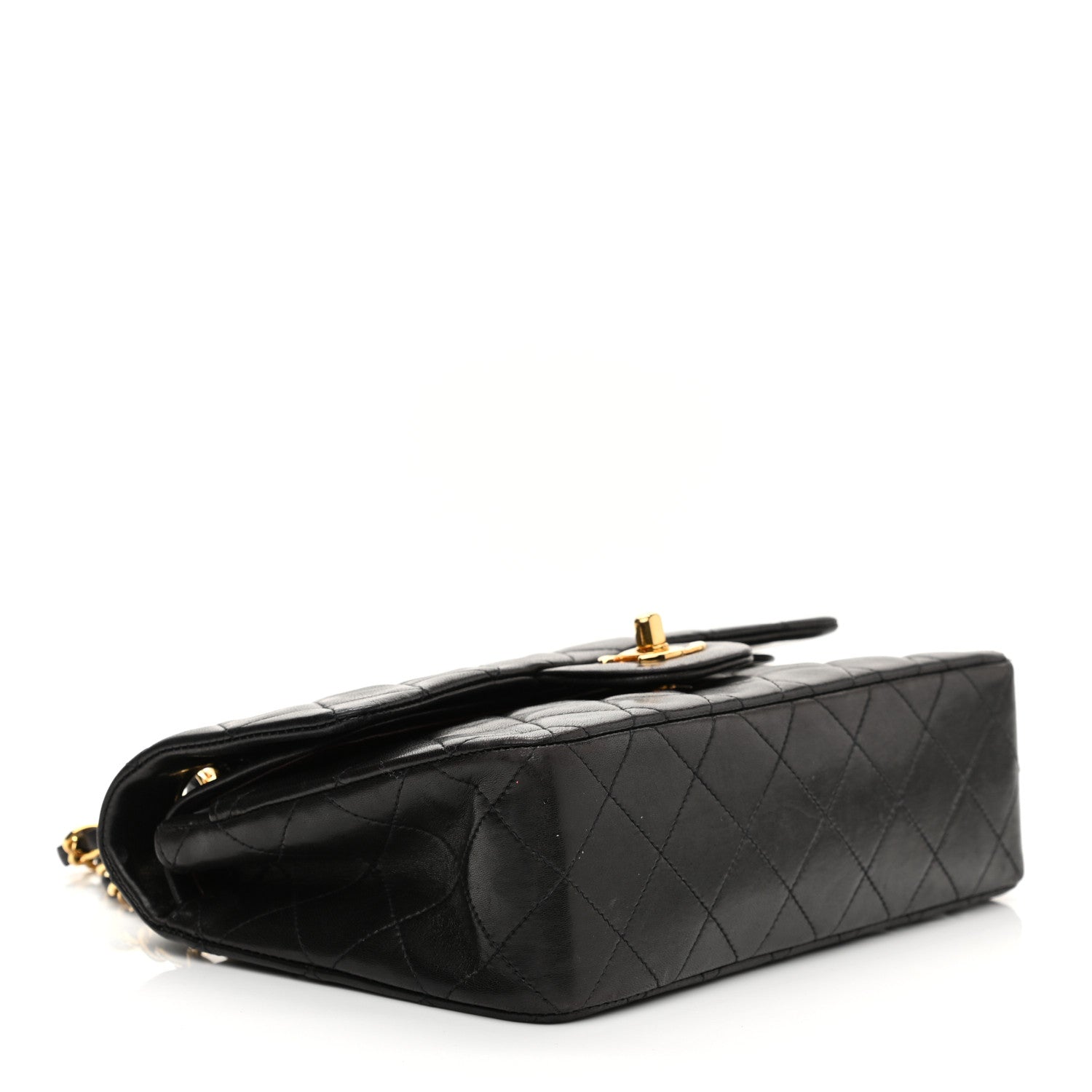 Chanel Lambskin Quilted Small Double Flap Black 4 of 12