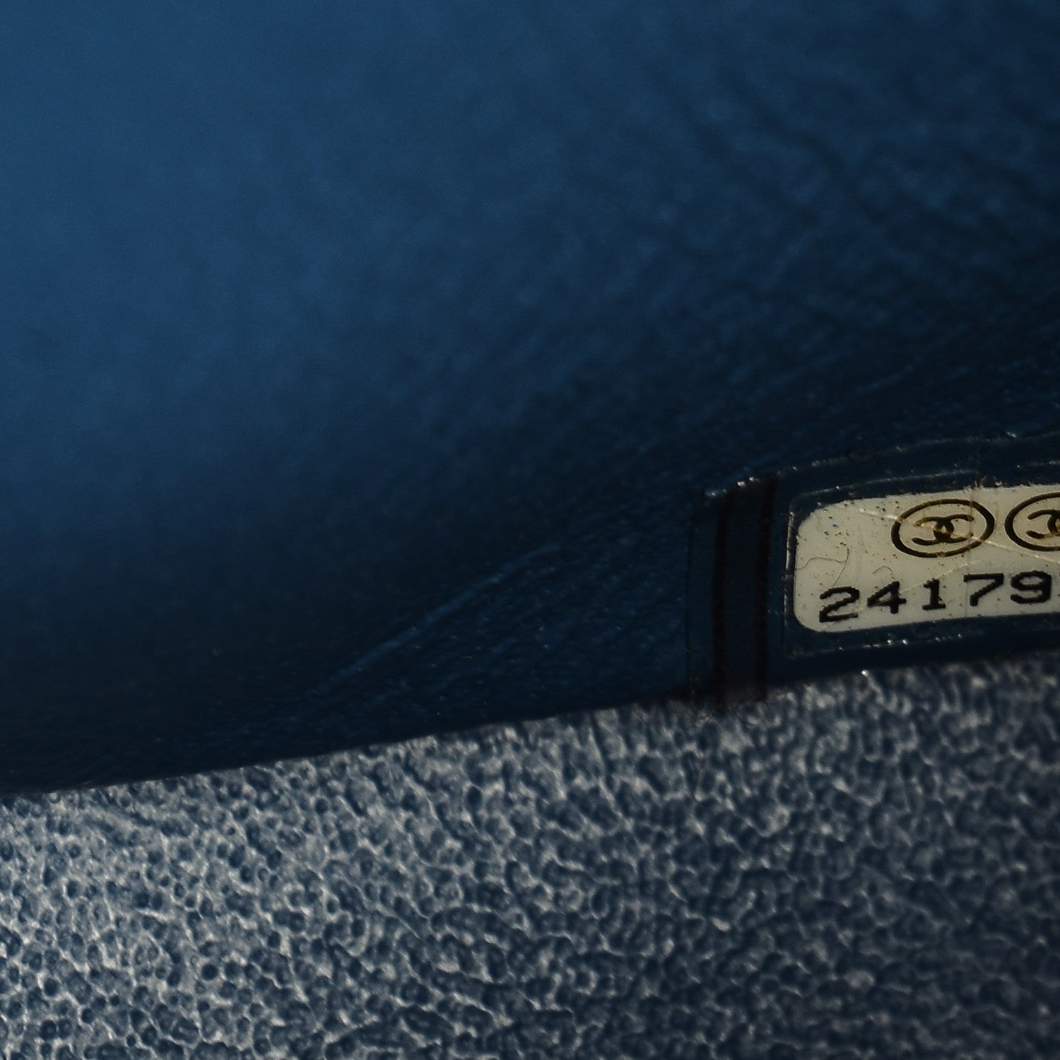 Chanel Calfskin Quilted Mini Square Flap Blue 7 of 7