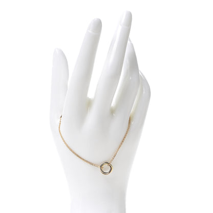 Cartier 18K Pink Yellow White Gold Trinity Bracelet 2 of 6