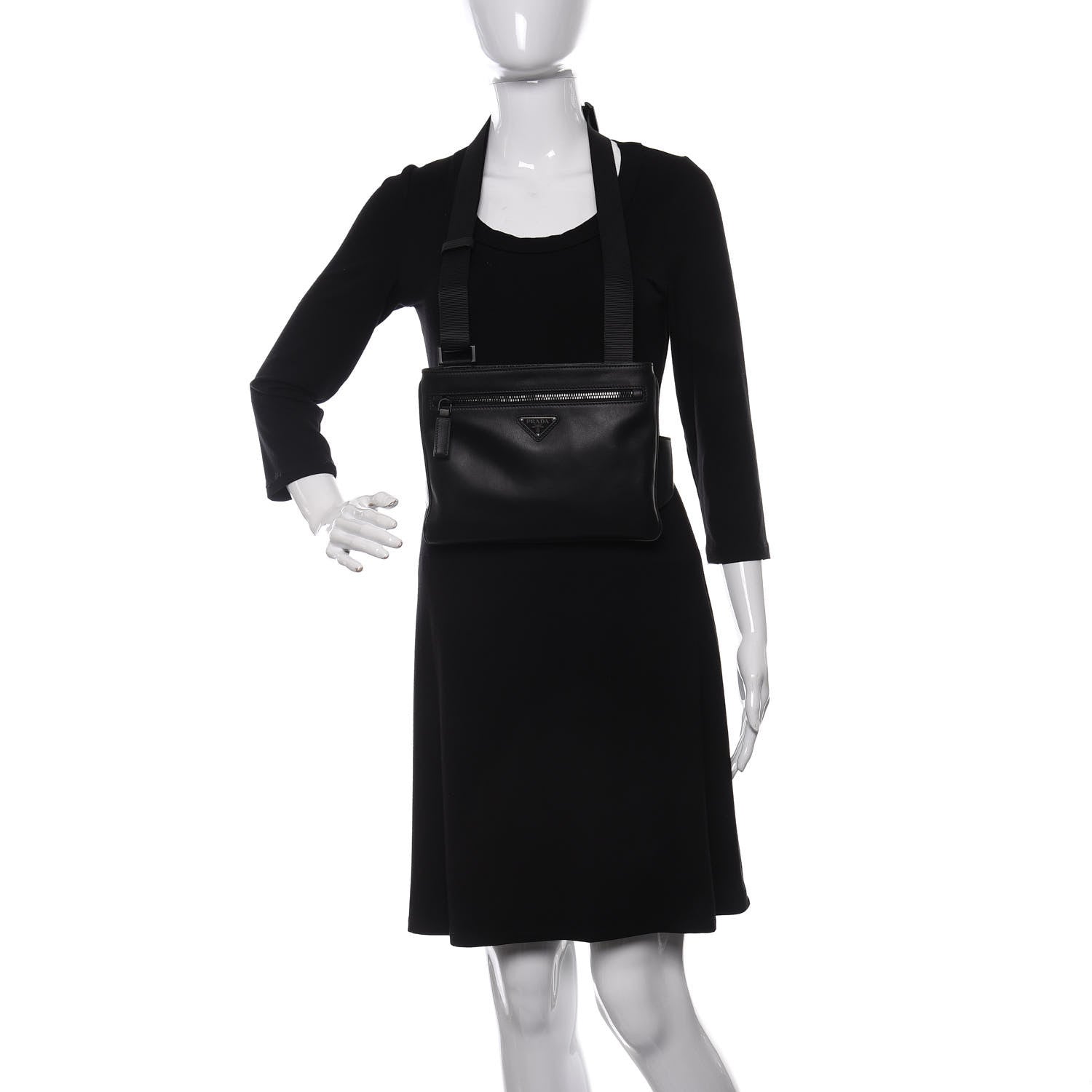 Prada Grace Lux Harness Bag Black 2 of 10