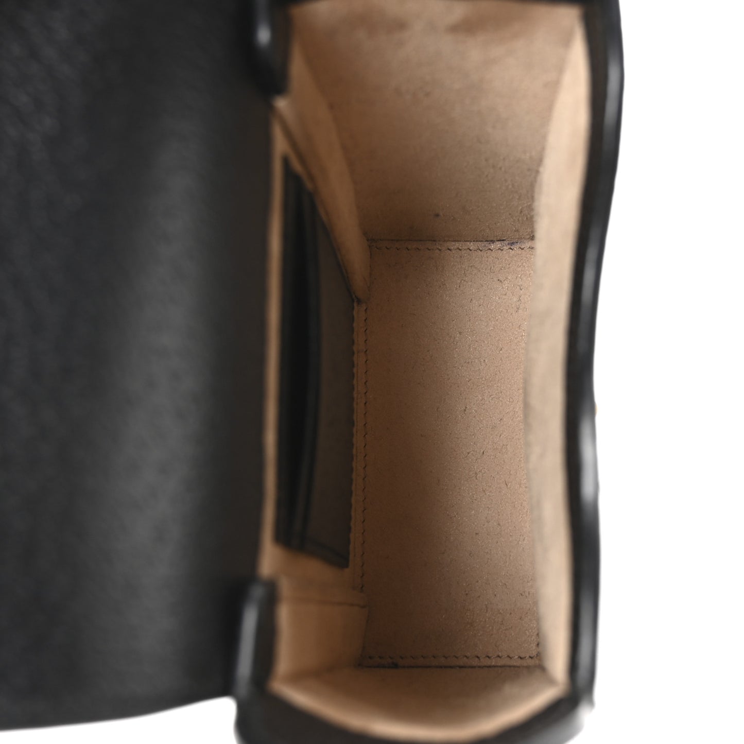 Dollar Calfskin Vertical Horsebit 1955 Crossbody Bag Black