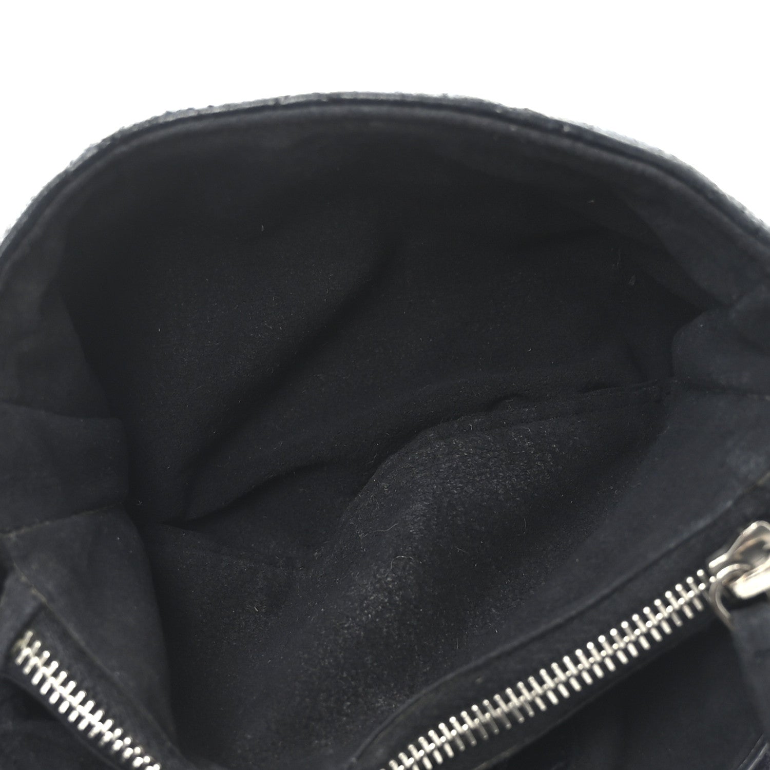 Chanel Lambskin Quilted Mini Phone Holder Clutch Black 5 of 10