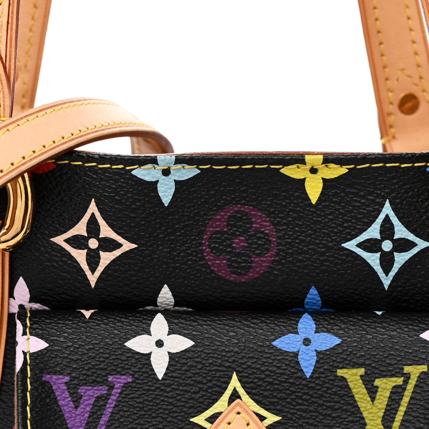 Louis Vuitton Monogram Multicolor Aurelia MM Black 7 of 13