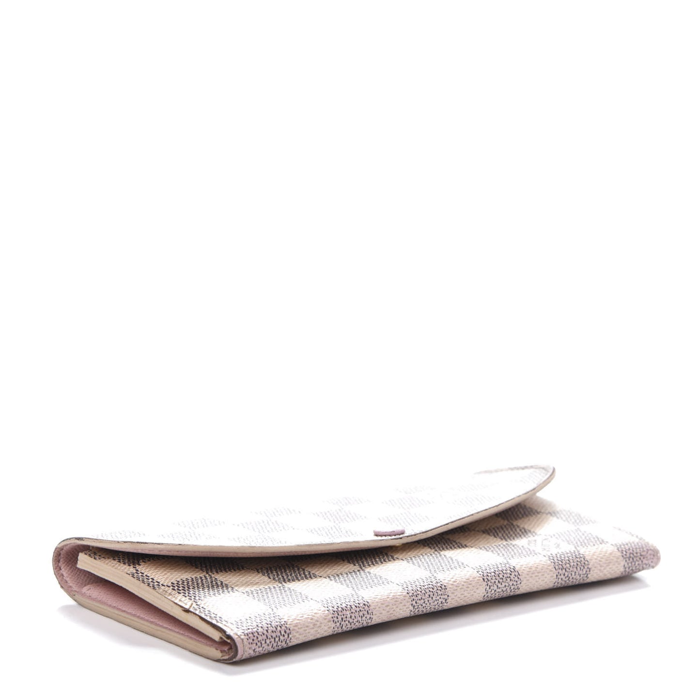 Damier Azur Emilie Wallet Rose Ballerine