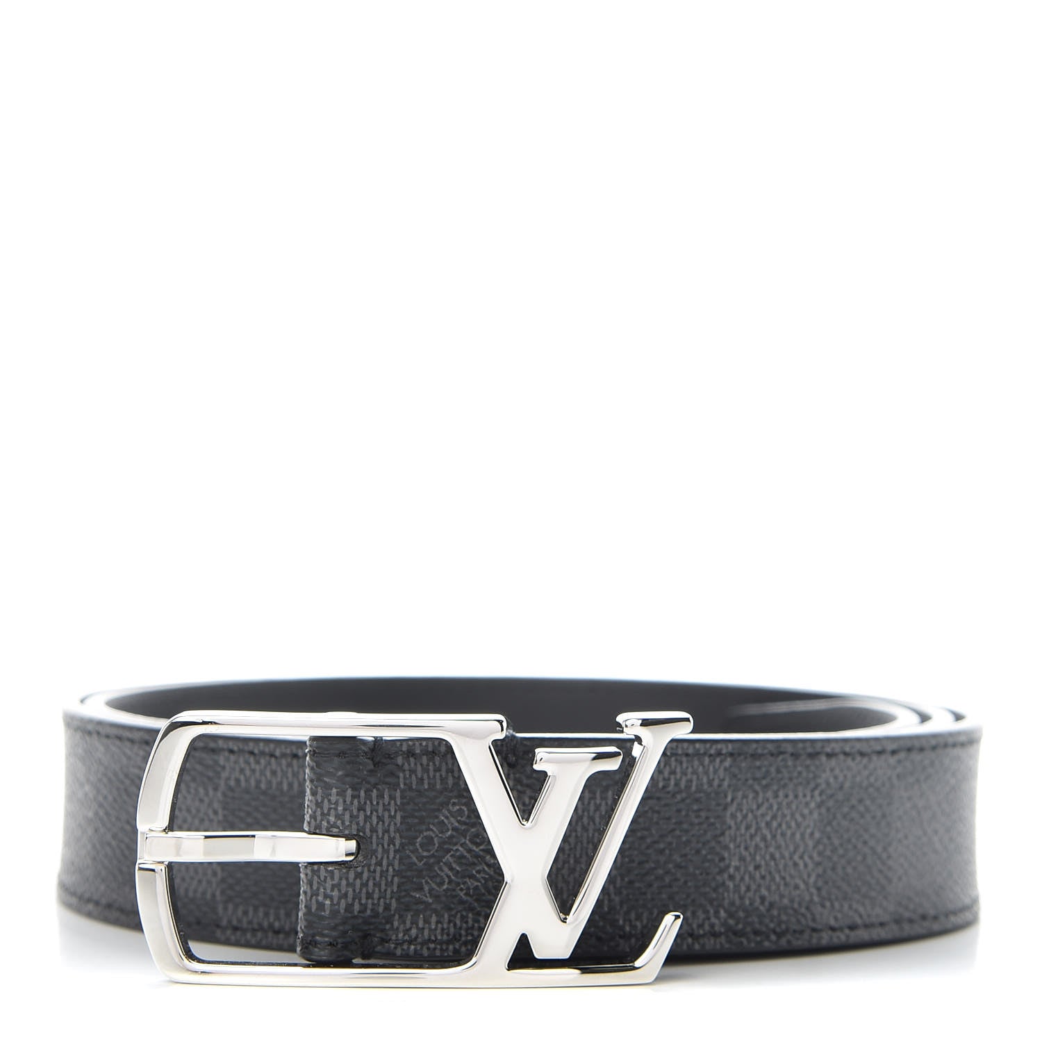Louis Vuitton Damier Graphite 30mm Neogram LV Belt 95 38 1 of 9