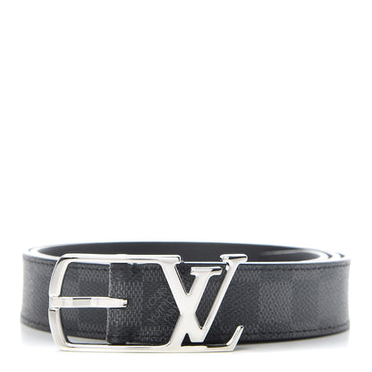 Louis Vuitton Damier Graphite 30mm Neogram LV Belt 95 38 1 of 9